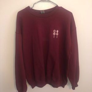 twenty one pilots clique crewneck